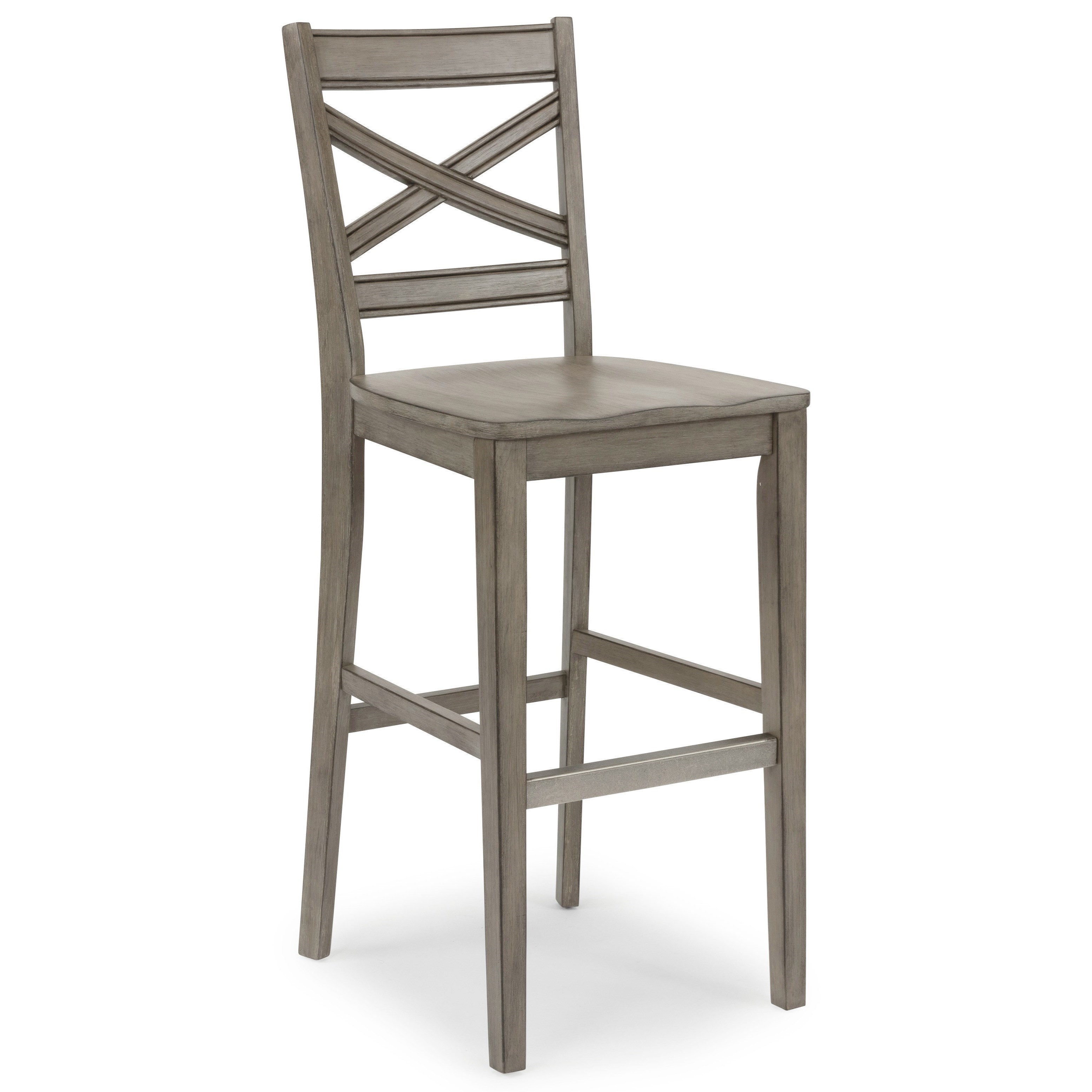 Farmhouse x best sale back bar stools